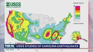 Fault lines continue to be found in the Carolinas as USGS earthquake research continues