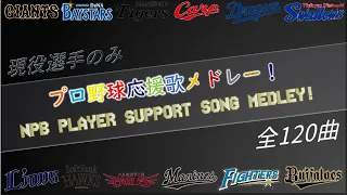 【作業用】プロ野球応援歌メドレー【現役選手のみ】