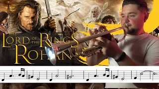 Playing Rohan's Theme on Trumpet from Lord of the Rings (with Sheet music)