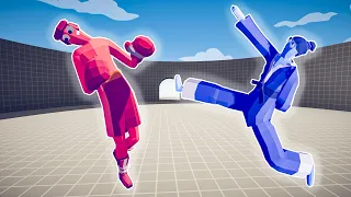 1V1 | 1X BOXER VS 1X TAEKWONDO | Totally Accurate Battle Simulator