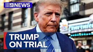 Seven jurors seated in Trump criminal trial | 9 News Australia