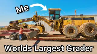 How To Haul The Worlds LARGEST Grader!  (un-haul)