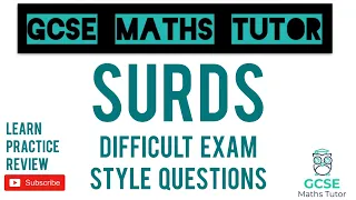 The 5 Hardest Surds Questions | Grade 7-9 Maths Series | GCSE Maths Tutor