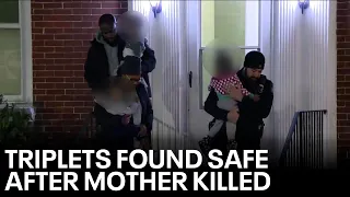 3 toddlers found safe in Philadelphia after mother is fatally shot