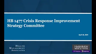CRIS Committee meeting April 18, 2024
