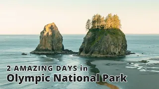 2 amazing days in Olympic National Park. Hurricane Ridge, Sol Duc Falls, Second beach and more