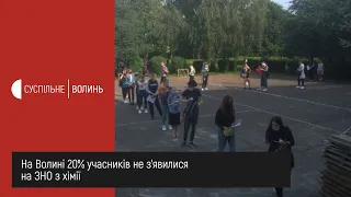 На Волині 20% учасників не з'явилися на ЗНО на ЗНО з хімії