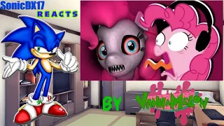 My Blind Reaction/Commentary to Pinkie Pie Plays Five Nights at Pinkie's | Me Scaring Me!?!?