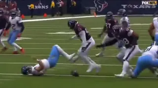 Texans Fumble Recovery TD + Will Levis Injury (CARTED OFF) - TITANS vs TEXANS - WEEK 17