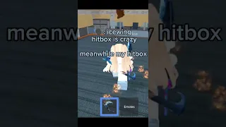 I hate my hitbox #roblox #mm2 #icewing #hitbox #ugh #shorts #robloxshorts #random