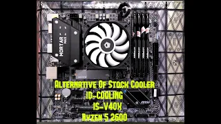 ID-Cooling IS-V40X CPU Cooler Review And Performance Test