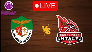 🔴 Live: Uniao Sportiva vs Antalya 07 | Basketball EuroCup Women 2023-2024 | Play by Play Scoreboard