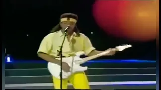 Rob Pilatus playing guitar in the band "Wind" at Eurovision VERY RARE SNIPPET