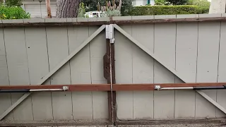 West Coast Door and Gate of Monterey ...magnetic lock installed on a set of wood gates