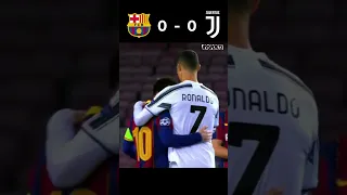 FC Barcelona VS Juventus 0-3 | UCL Group stage | Messi VS Ronaldo