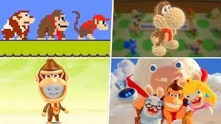 Evolution of Donkey Kong Easter Eggs & References (1983 - 2019)