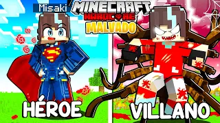 Me Convertí de SUPER-HÉROE a VILLANO en Minecraft!