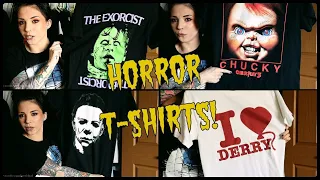 My ENTIRE Horror Movie T-Shirt Collection!