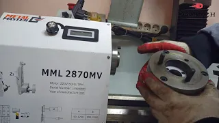 Как замерить соосность задней и передней бабки на токарно-фрезерном станке MetalMaster MML 2870 MV
