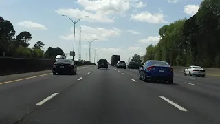 Interstate 85 - North Carolina (Exits 48 to 38) southbound