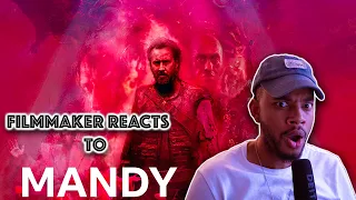 FILMMAKER MOVIE REACTION!! Mandy (2018) FIRST TIME REACTION!!