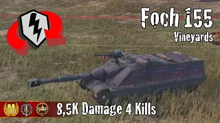 AMX 50 Foch (155)  |  8,5K Damage 4 Kills  |  WoT Blitz Replays