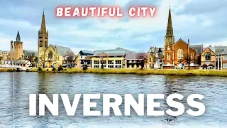 Inverness,Scotland..A Virtual Walking Tour 🚶‍♀️.4KHDR.2023 .City Ambience ASMR