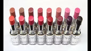 L'Oreal Colour Riche Shine Lipsticks: LIP SWATCHES & Review