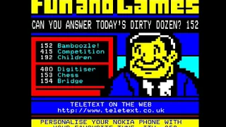 Teletext Snapshot 22-1-2001 with Digitizer Turner the worm bamboozle