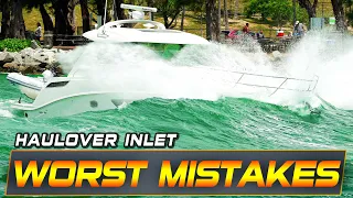 BIGGEST MISTAKES 2022 HAULOVER INLET !! BOAT FAILS COMPILATION | BOAT ZONE