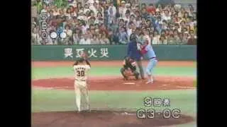 1982 江川卓  6 　 １安打完封目前 天敵　山本浩二にホームラン