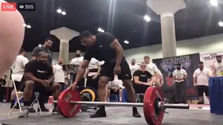 Larry Wheels 6th Event Max Axle Double Overhand 2nd attempt 175kg