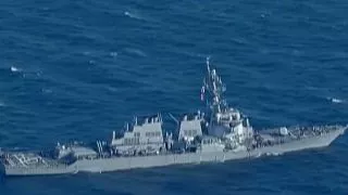 7 sailors missing after Navy destroyer crash