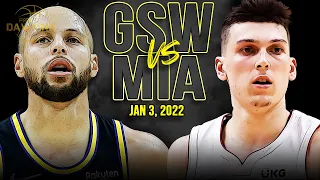 Golden State Warriors vs Miami Heat Full Game Highlights | Jan 3, 2022 | FreeDawkins