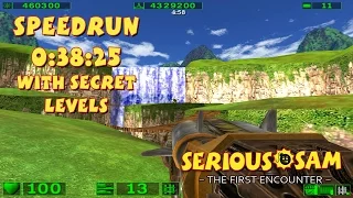 Serious Sam: The First Encounter - SpeedRun - 0:38:25 (With Secret Levels)