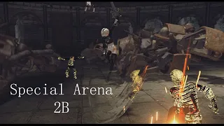 NieR:Automata Special Rank Arena - Very Hard (2B) - DLC - LvL99 - No Overclock - Last Stand Chips