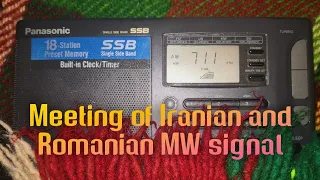 711 kHz, IRIB Radio Khoozestan Iran, 300 kW, 2413 km and SRR Radio Romania Actualitati 25 kW, 476 km