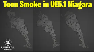 Toon Smoke in UE5.1 Niagara Tutorial | Download Files