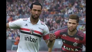 PES 2019 - ANÁLISE DA DEMO !! COM SÃO PAULO X FLAMENGO