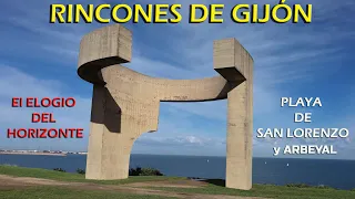 El Elogio del Horizonte, Cerro de Santa Catalina, Gijón (Asturias). Playa de San Lorenzo y Arbeyal.