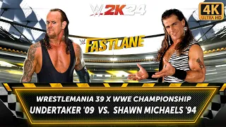 WWE 2K24 - The Undertaker '09 vs. Shawn Michaels '94 - Casket Match - WWE Golden Championship
