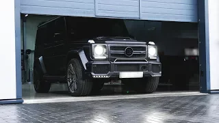 BRABUS by fostla.de | G63 AMG WIDESTAR | SATIN-BLACK-MATT | 23" Wheels | Exhaust Sound