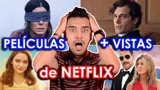 TOP 15 PELICULAS DE NETFLIX MAS VISTAS | Edu Rocha Wow Qué Pasa