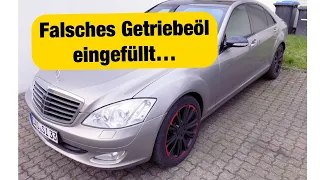 Das passiert wenn du falsches Getriebeöl einfüllst...(Mercedes S-Klasse)