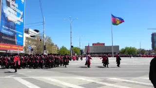 Парад казаков в Краснодаре