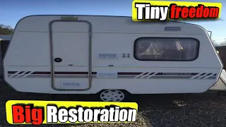 Restoration of a freedom caravan.