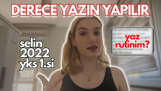 YKS 1.sinden YAZ TATİLİ RUTİNİ! DERECE İsteyen 11. Sınıflar İzlesin! En Verimli YAZIN YKS PROGRAMI!