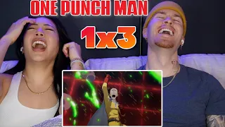 I CAN'T WITH THIS SHOW! | One Punch Man Reaction S1 Ep 3