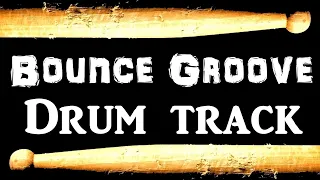 Bounce Groove - 100 BPM Drum Track - Rock Drum Beat for Bass Guitar Backing #404
