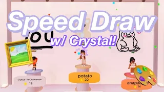 Playing Speed Draw w/ my friend!